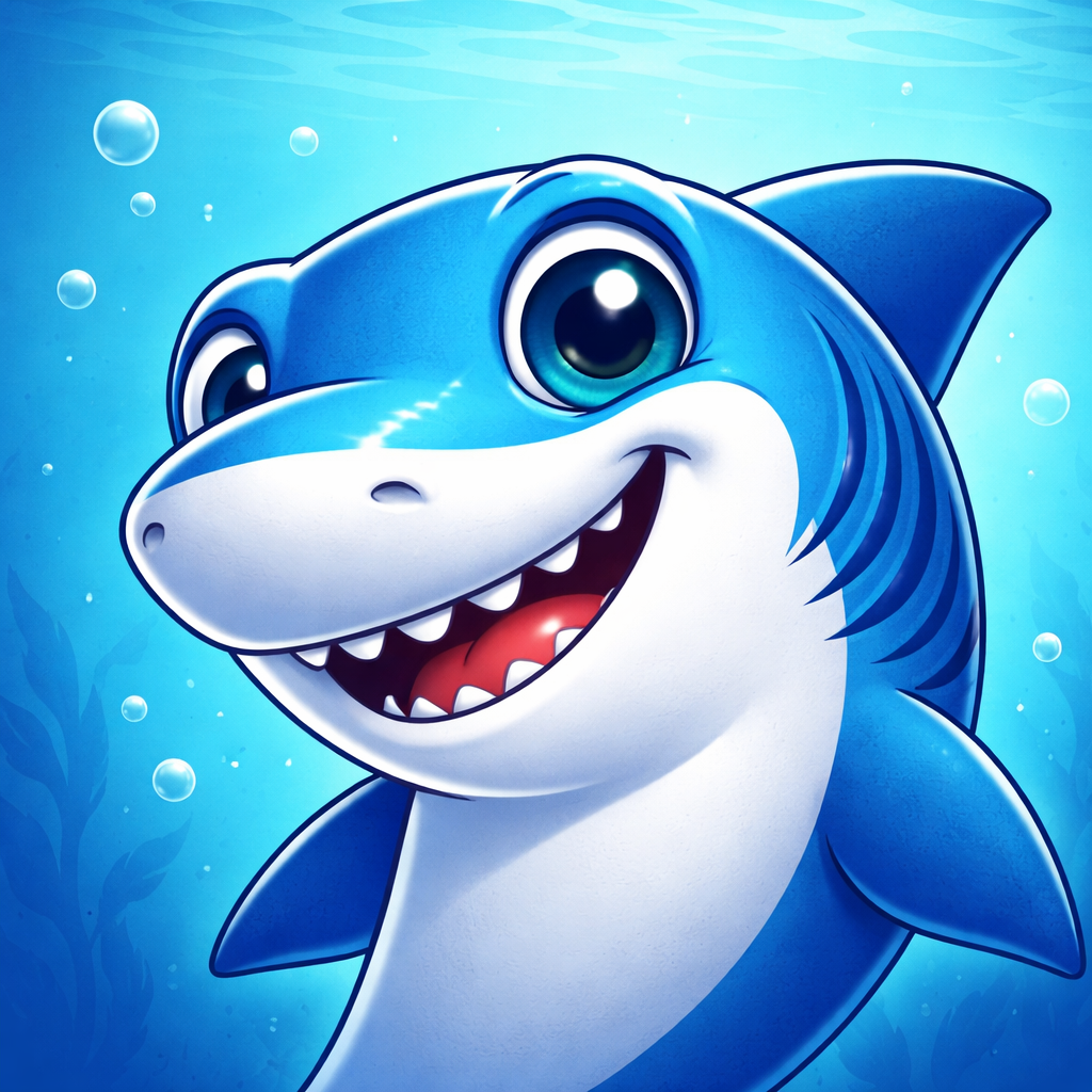 Clark the Shark portrait